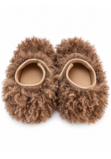 Ballerina in ecopelliccia ELI 1957 | 12036PIEL FUR MARABA MARRON